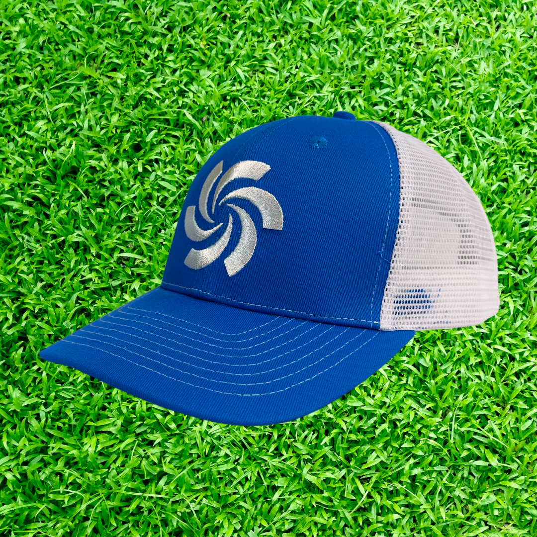 BLUE SWIRL HAT