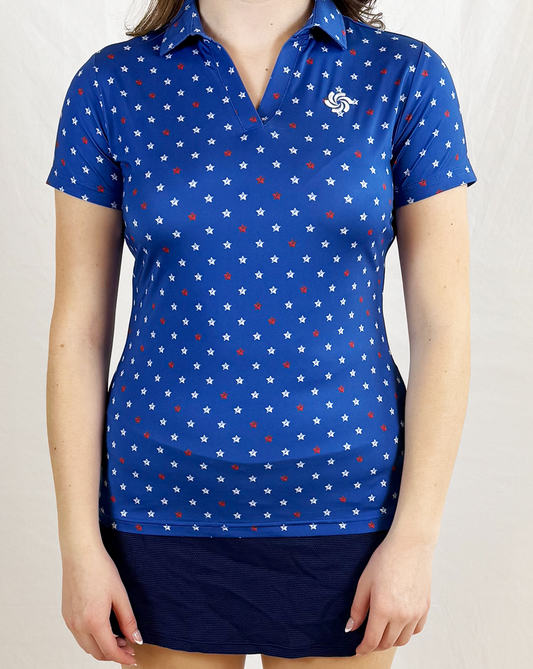 AMERICAN STARS WOMEN'S POLO